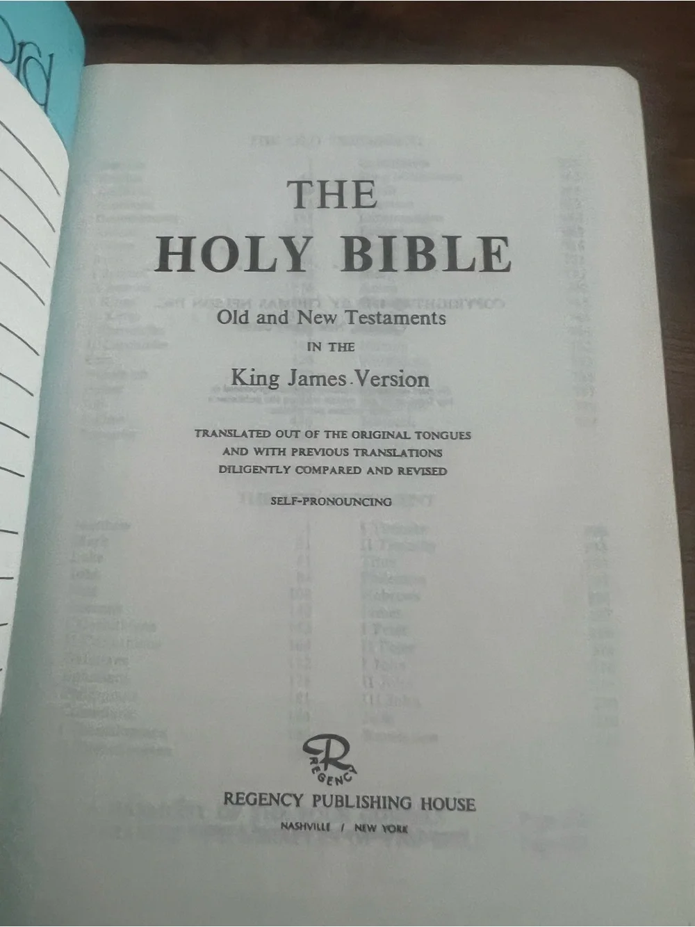 Holy Bible King James Version KJV Leather Red Letter Dictionary-Concordance 1970